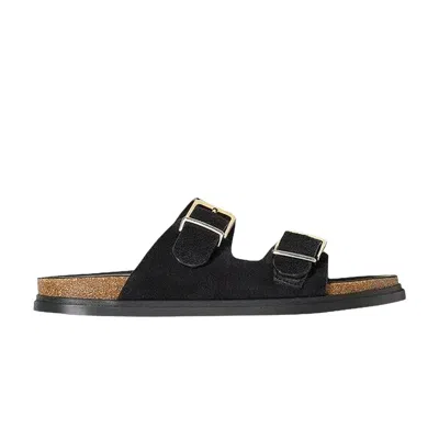 Pre-owned The Row Wmns Buckle Slide Sandal 'black' | Women's Size 38