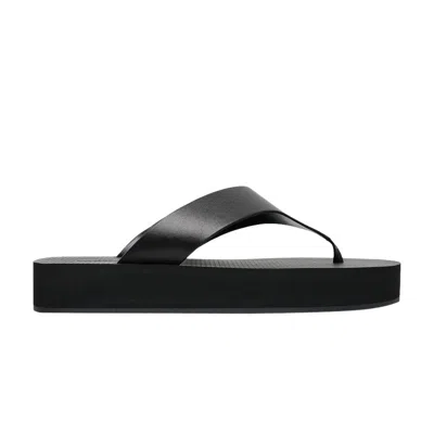 Pre-owned The Row Wmns Dune Flatform Ginza Sandals 'black' | Women's Size 36