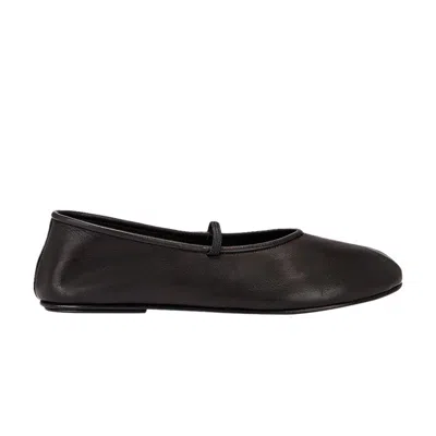 Pre-owned The Row Wmns Elastic Ballet Flat 'black' | Women's Size 8