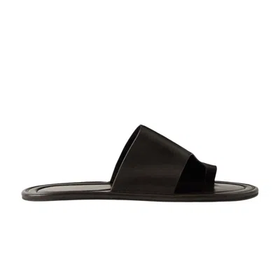 Pre-owned The Row Wmns Malick Thong Sandal 'black' | Women's Size 36