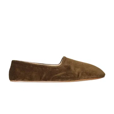 Pre-owned The Row Wmns Ponti Slipper Flat 'moss' | Green | Women's Size 38