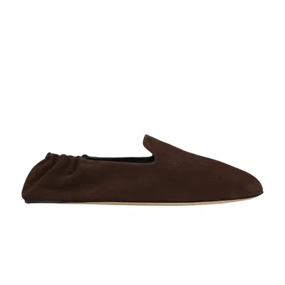 Pre-owned The Row Wmns Soft Mocassin Loafer 'lacquer Brown' | Women's Size 41