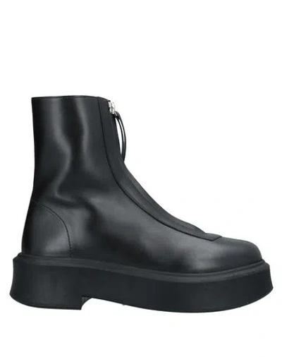 The Row Woman Ankle Boots Black Size 12 Calfskin