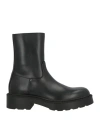 The Row Woman Ankle Boots Black Size 8 Calfskin In Black