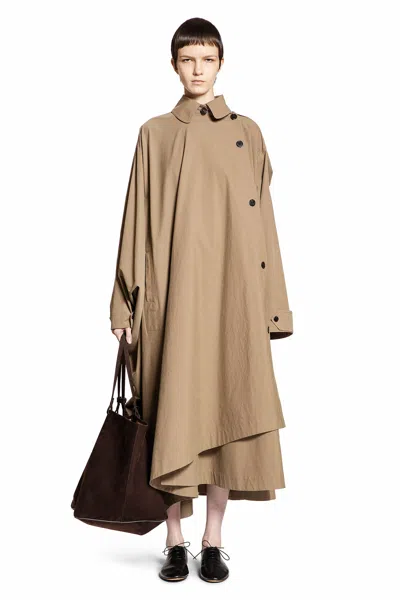 The Row Woman Beige Coats