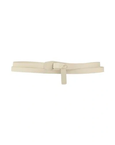 The Row Woman Belt Off White Size M Leather
