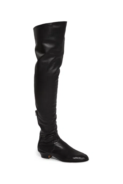 The Row Woman Black Boots