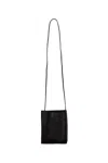 The Row Woman Black Crossbody Bags In Black