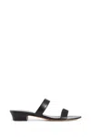 The Row Woman Black Mules In Black