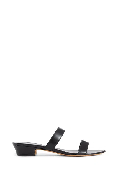 The Row Woman Black Mules