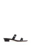 The Row Woman Black Mules In Black