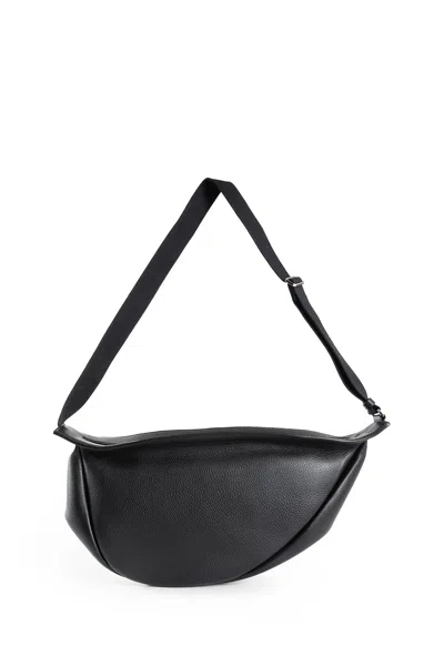 The Row Woman Black Shoulder Bags