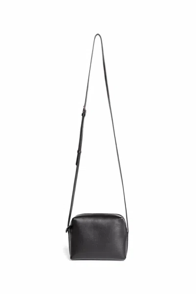 The Row Woman Black Shoulder Bags