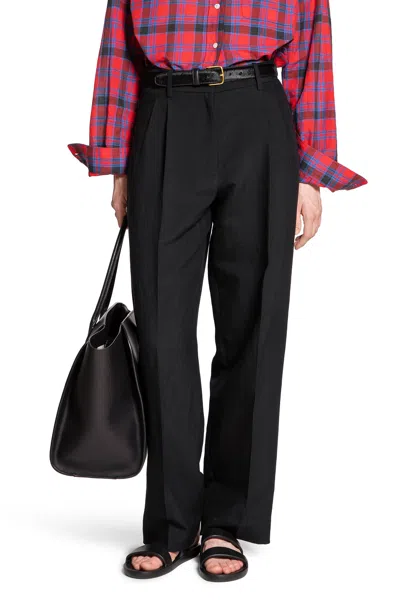 The Row Woman Black Trousers