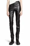 The Row Woman Black Trousers In Black