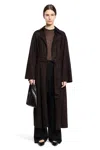 The Row Prisheella Cashmere Coat In Brown