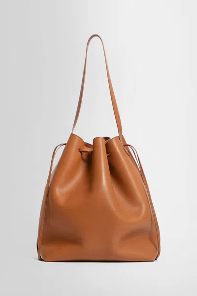 The Row Woman Brown Crossbody Bags
