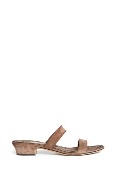 The Row Woman Brown Sandals & Slides