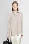 The Row Woman Brown Shirts In Brown