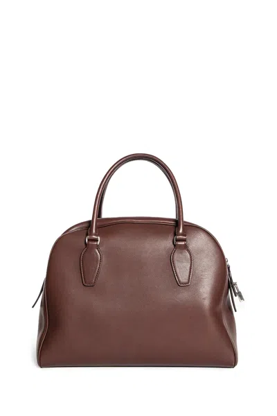 The Row Woman Brown Top Handle Bags