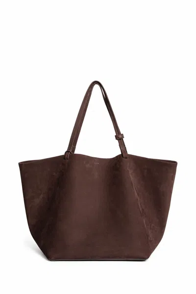 The Row Woman Brown Tote Bags