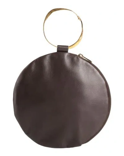 The Row Woman Handbag Dark Brown Size - Leather