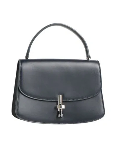 The Row Woman Handbag Midnight Blue Size - Leather In Brown