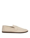 The Row Woman Loafers Off White Size 12 Leather In Neutral
