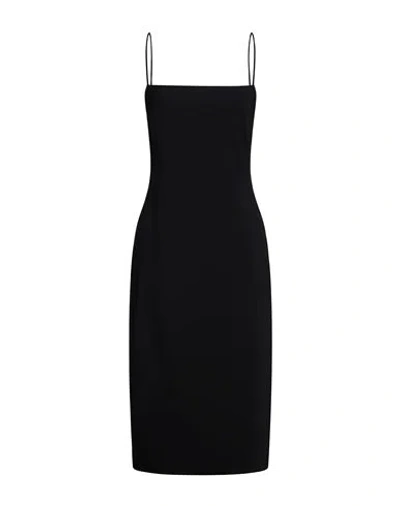 The Row Woman Midi Dress Black Size M Polyamide, Elastane
