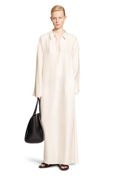 The Row Woman Off-white Dresses