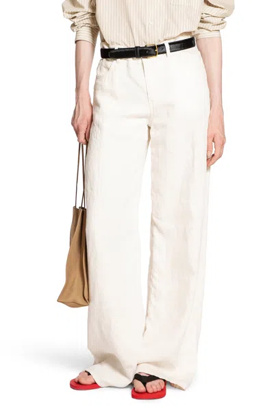 THE ROW WOMAN GREY TROUSERS