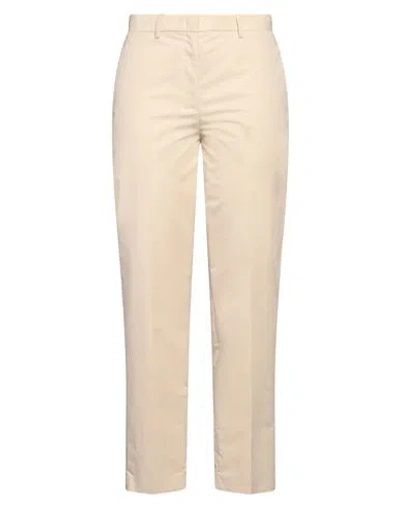 The Row Woman Pants Beige Size 6 Cotton, Nylon