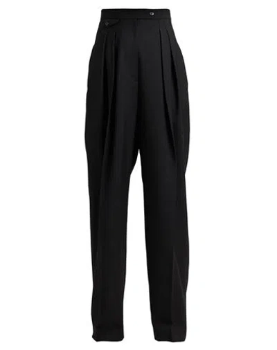 The Row Woman Pants Black Size 8 Virgin Wool, Mohair Wool