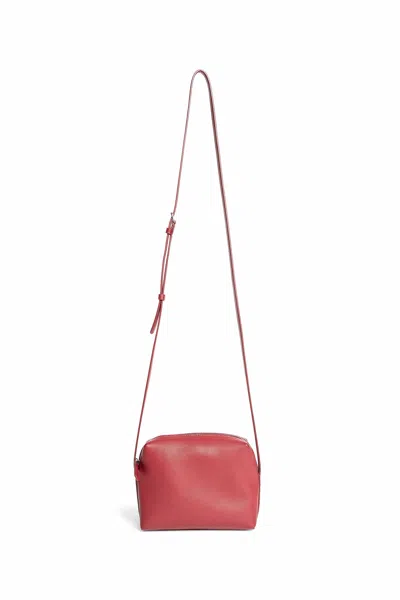 The Row Woman Red Shoulder Bags