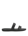 The Row Woman Sandals Black Size 11 Rubber In Black