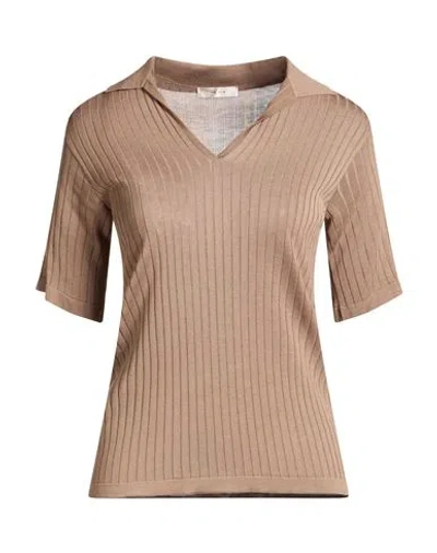 The Row Woman Sweater Light Brown Size S Viscose, Silk