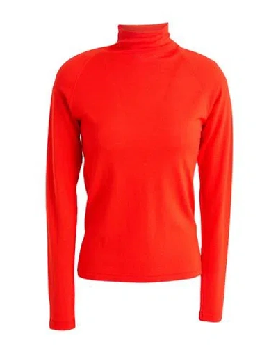 The Row Woman Turtleneck Tomato Red Size L Wool