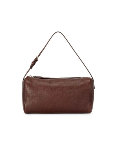 The Row Women's 90's Leather Shoulder Bag In Brown