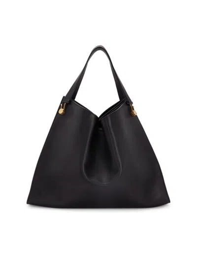 The Row Women's Alexia Leather Tote Bag In Black