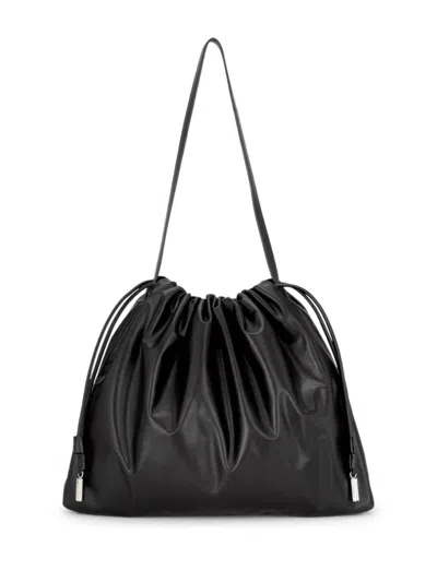 The Row Women's Angy Leather Hobo Bag In Black
