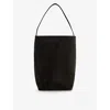 The Row Womens Black Park Large Leather Tote Bag In Black