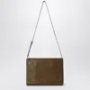 The Row Women's Blue Leather Messenger Bag Nan In Blue
