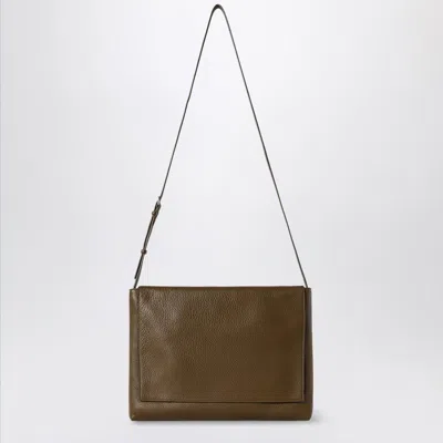 The Row Women's Blue Leather Messenger Bag Nan