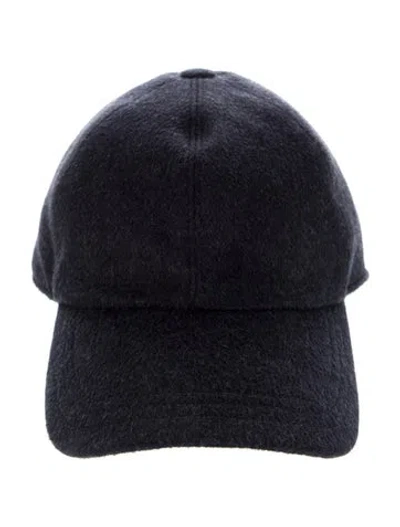 Pre-owned The Row Women's Cashmere Baseball Hat In Gray