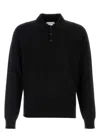 The Row Black Cashmere Judi Polo Shirt