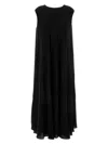 The Row Black Crepe Palau Dress
