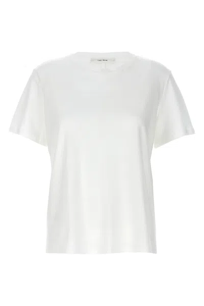 The Row Calibi Brushed Cotton Silk Jersey T-shirt In White