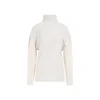 The Row Dua Ribbed Sweater In Nude & Neutrals