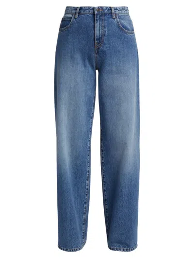The Row Women's Eglitta Low-rise Straight Jeans In Blue