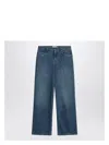 The Row Eglitta Wide Faded Jeans In Blue